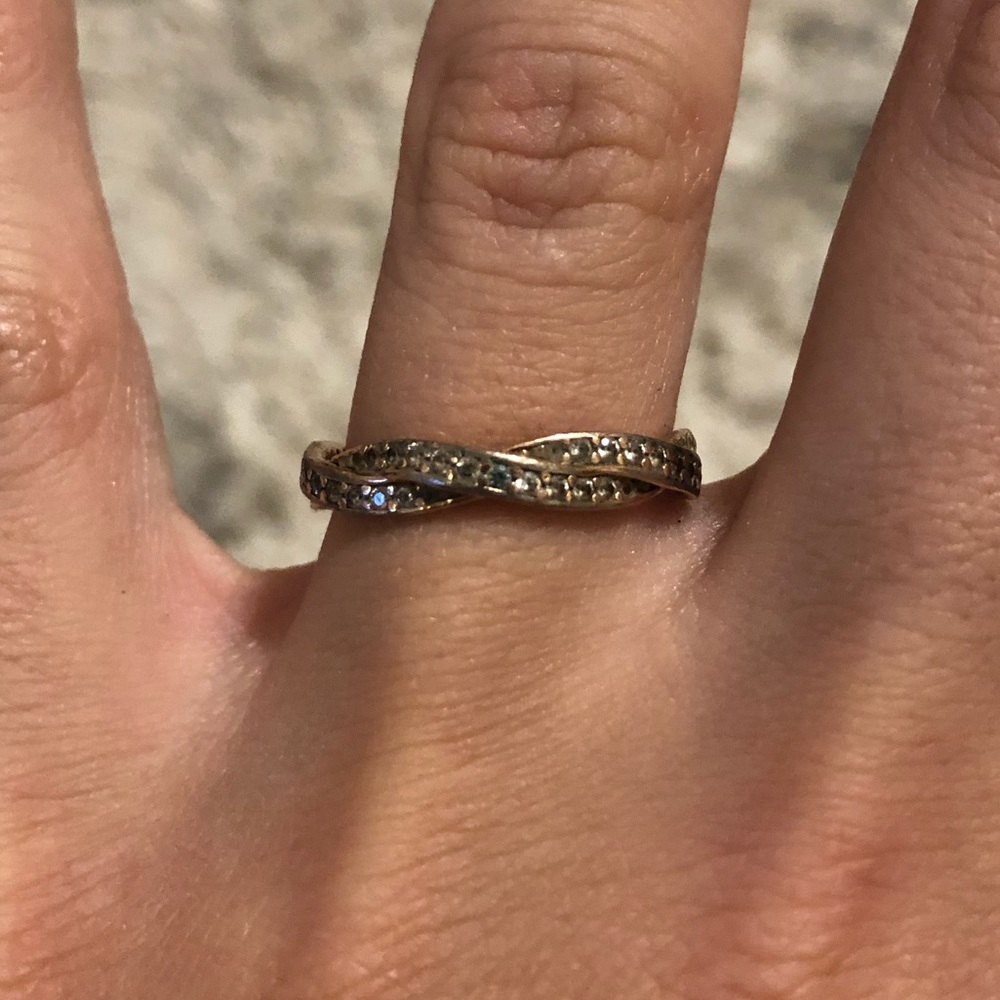 Crystal wrap ring